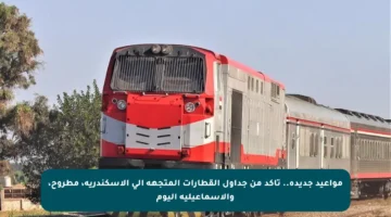 مواعيد جديدة.. تأكد من جداول القطارات المتجهة إلى الإسكندرية، مطروح، والإسماعيلية اليوم